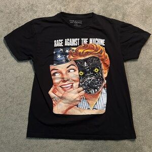 Rage 2022 Tour T-Shirt Large RATM rage against the machine concert robot lady
